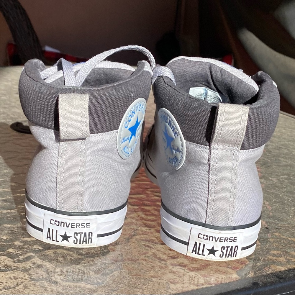 Converse All Star Gray High Tops - image 4